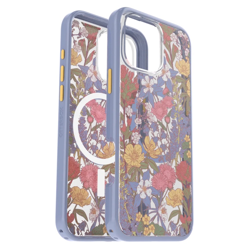OtterBox – Symmetry Clear MagSafe Case for Apple iPhone 16 Pro Max – Co Wildflowers