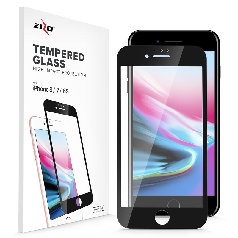 ZIZO TEMPERED GLASS Screen Protector for iPhone SE (3rd and 2nd gen)/8/7