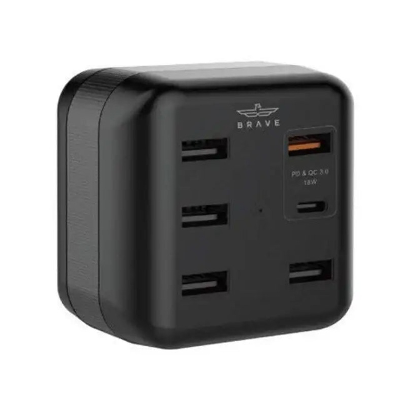 BRAVE 6 Ports Smart Power Adapter