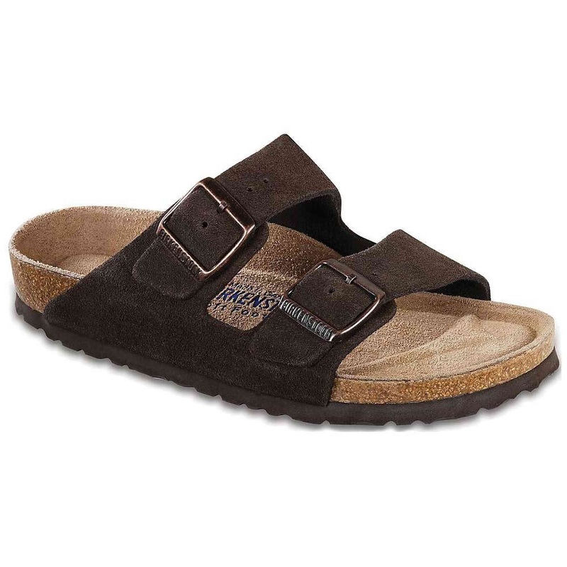 Birkenstock Men’s Arizona Soft Footbed Sandals, Mocha, Brown, 11 Medium US