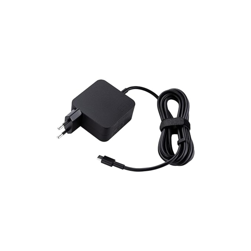 (Open Box) ASUS AC65-00 65W USB Type-C Adapter/Charger Connector, USB PD 3.0 Technology with 5V/3A, 9V/3A, 15V/3A and 20V/3.25A Output for Laptop, Black