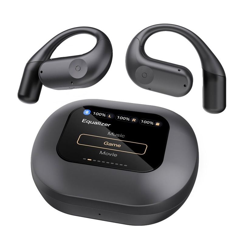 Powerology ENC Air Conduction Earbuds with Charging Display