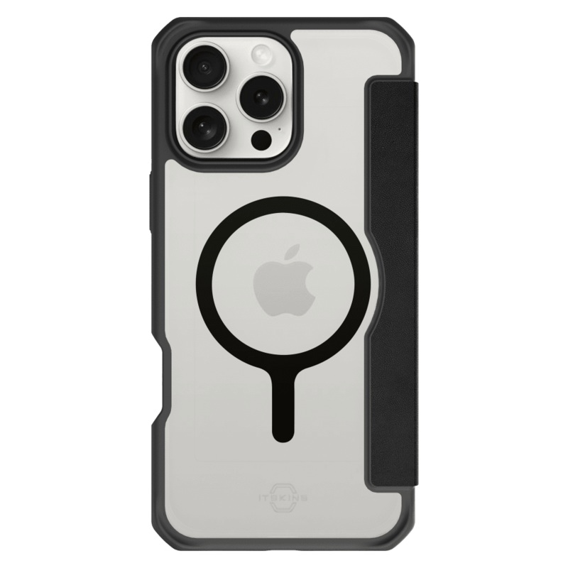 ITSkins Hybrid_R Folio MagSafe Case for Apple iPhone 16 Pro Max