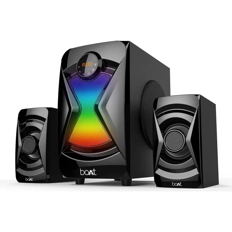 (Open Box) boAt Blitz 1500 Multimedia 50 W Bluetooth Home Theatre, Premium Black, 2.1 Channel