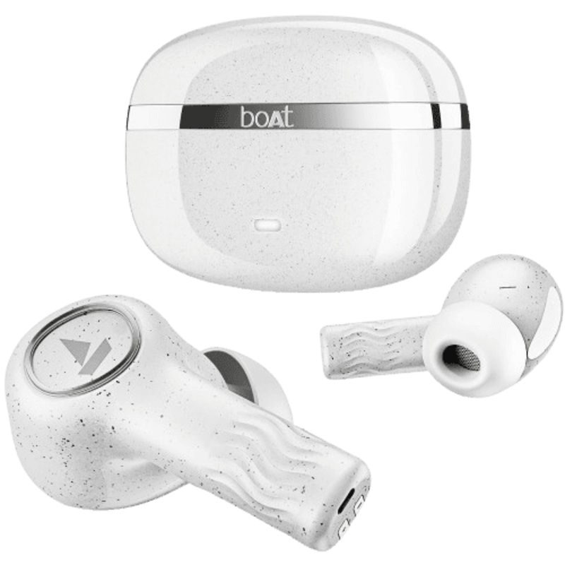boAt Nirvana Iris Truly Wireless Ear Buds | Quartz White