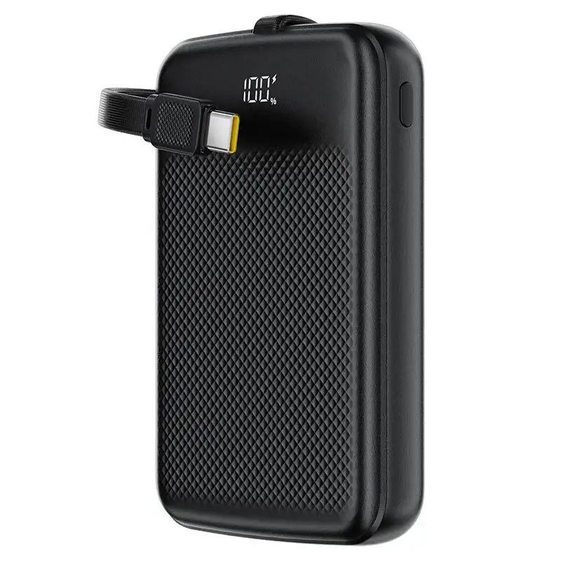 AceFast | 17971 | M13 | 10000 PD22.5W Power Bank With Cable | Black