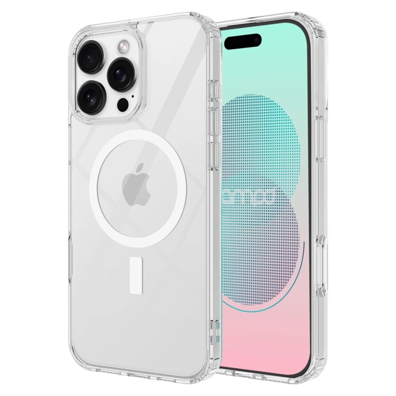 AMPD – TPU / Acrylic Crystal Clear MagSafe Case for Apple iPhone 16 Pro