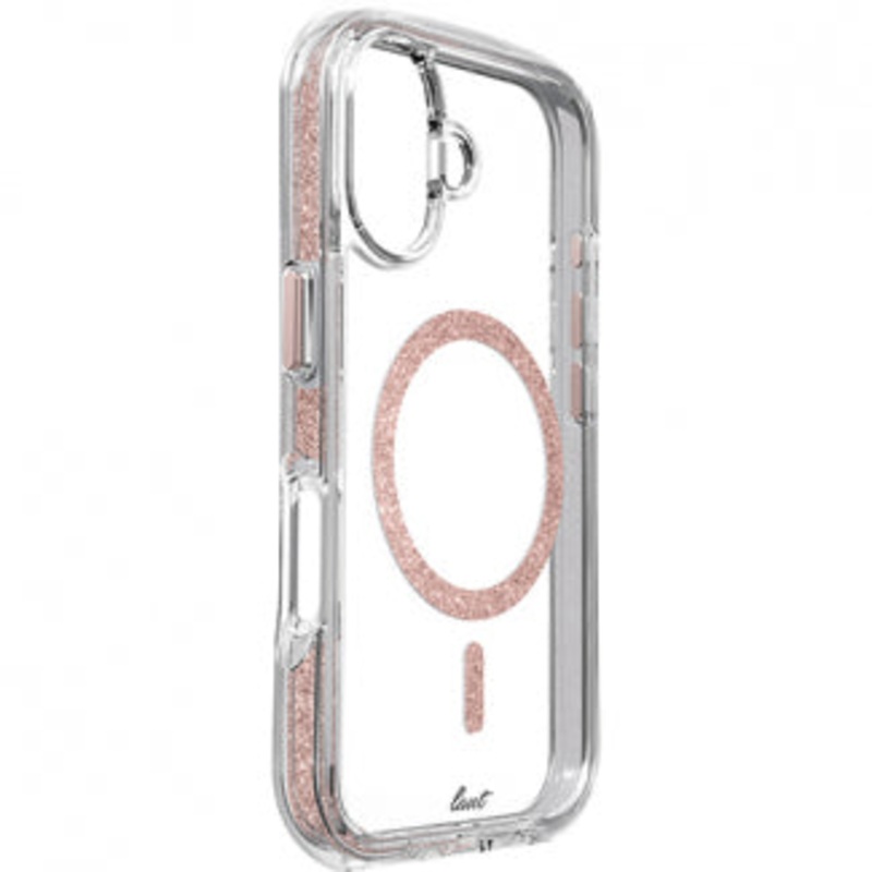 Laut Aero Sparkle for iPhone 16 – Crystal Pink