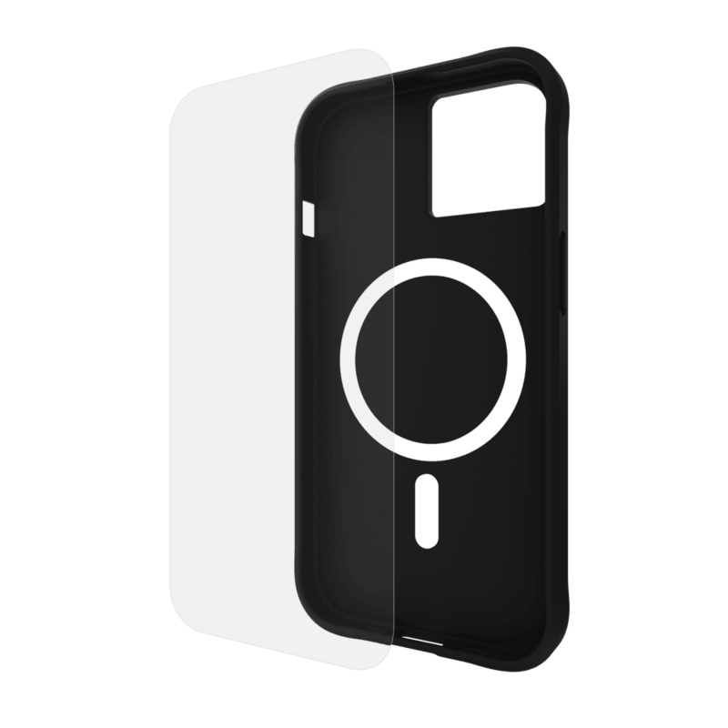 Case-Mate Protection Pack Tough Case and Glass Screen Protector for Apple iPhone 15 / iPhone 14 / iPhone 13