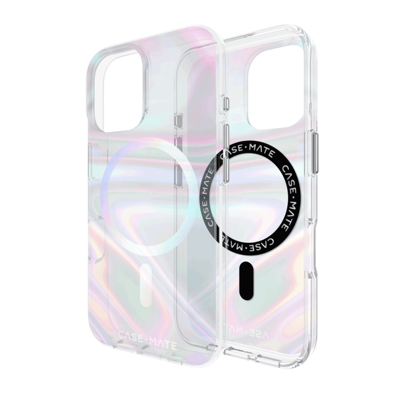 Case-Mate Soap Bubble MagSafe Case for Apple iPhone 16 Multi-Color