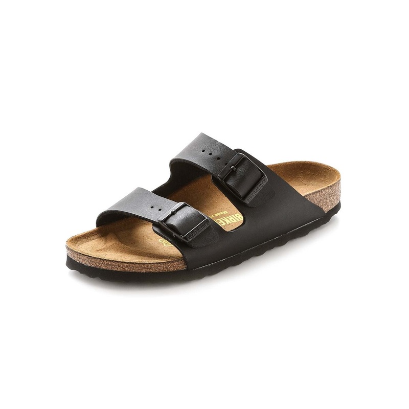 Birkenstock Unisex Arizona Sandal,Black Birko-Flor,38 N EU