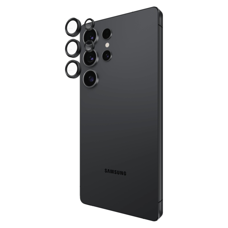 Case-Mate Aluminum Ring Camera Lens Glass Protector for Samsung Galaxy S 2025 Large