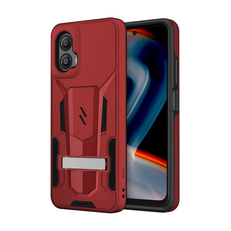 ZIZO TRANSFORM Series moto g power 5G (2024) Case – Red