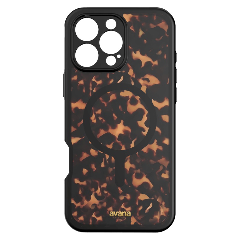 Avana Tortoise Shell MagSafe Case for Apple iPhone 16 Pro Green