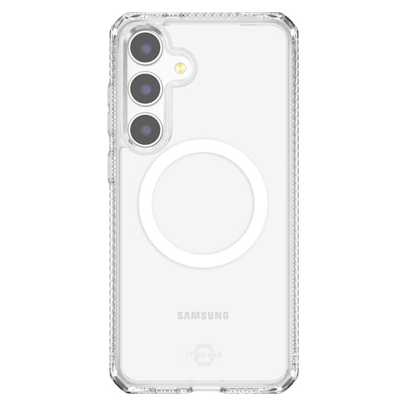 ITSkins Hybrid_R Clear MagSafe Case for Samsung Galaxy S24 Plus Clear