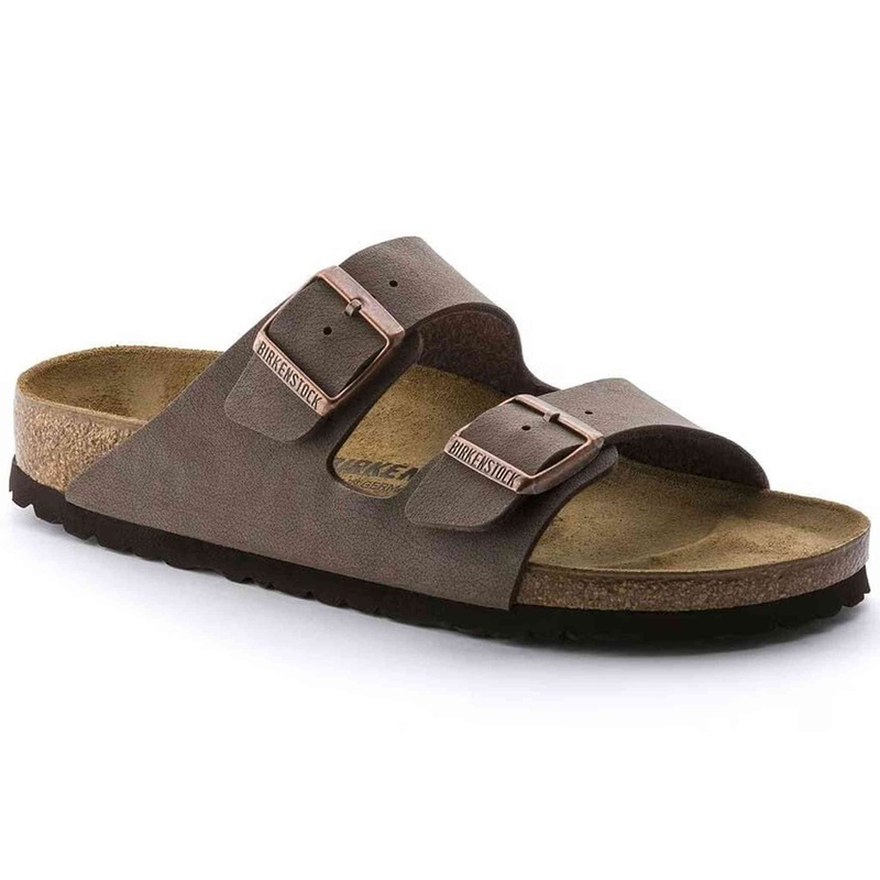 Birkenstock Unisex Arizona Mocca Nubuck Sandals – 6-6.5 2A(N) US Women