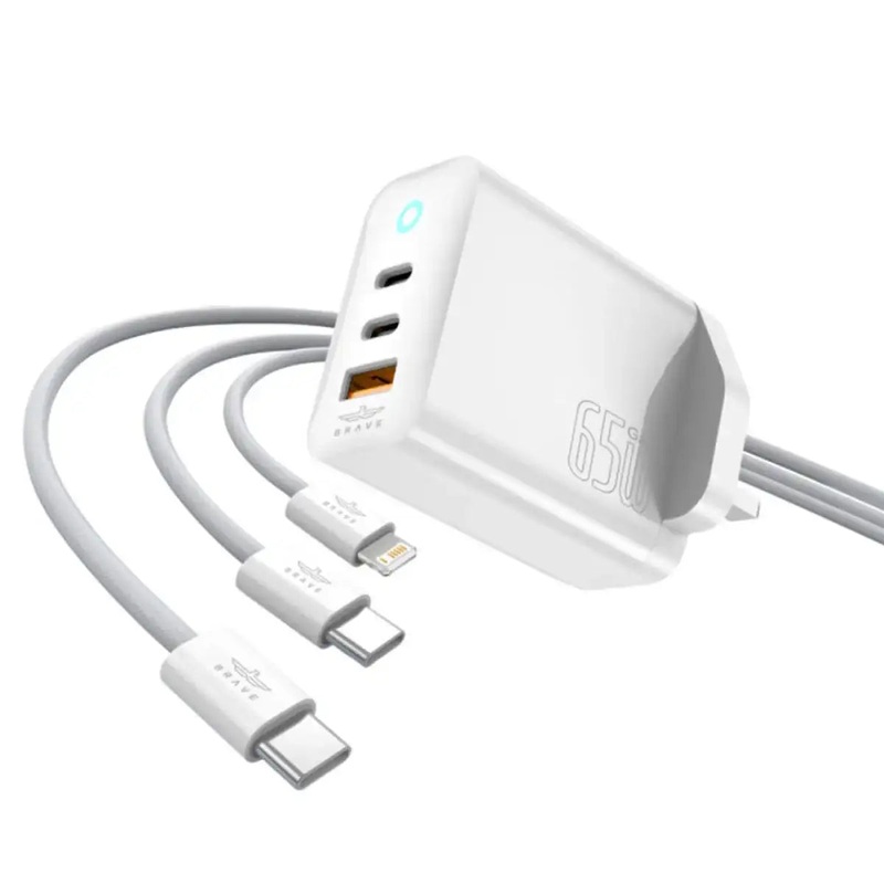 Brave | 65W GAN Fast Charger With Cable