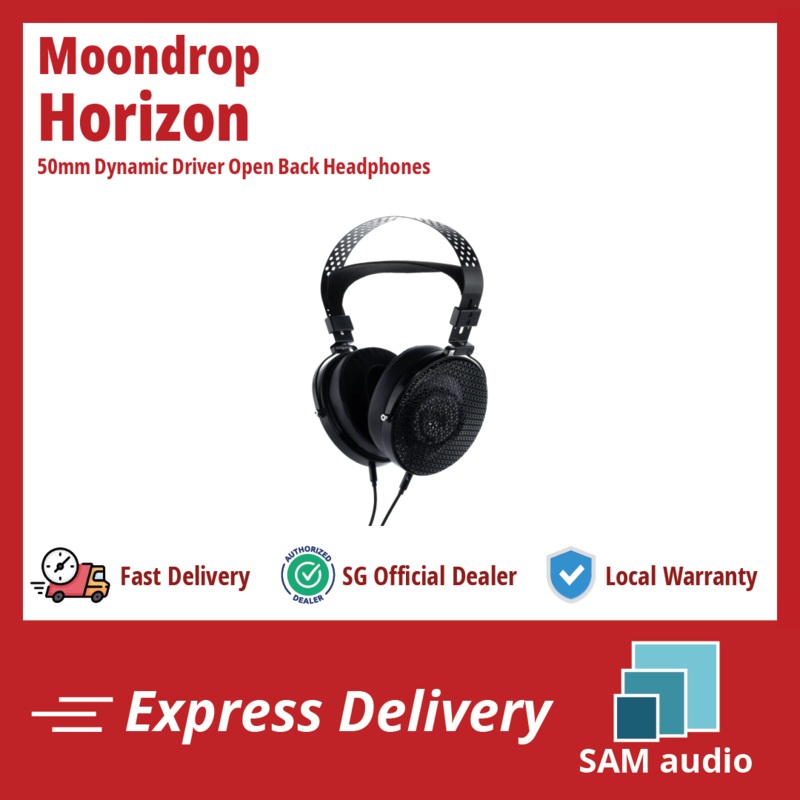 [SG] MOONDROP HORIZON – 50mm Dynamic Driver Open Back Headphones