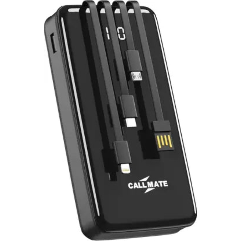 (Open Box) Callmate 20000 mAh Power Bank (15 W, Fast Charging)  (Black, Lithium Polymer)
