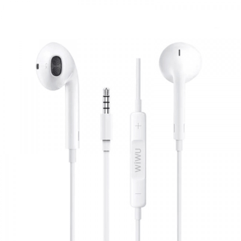 WIWU Universal 3.5mm Earbuds – White