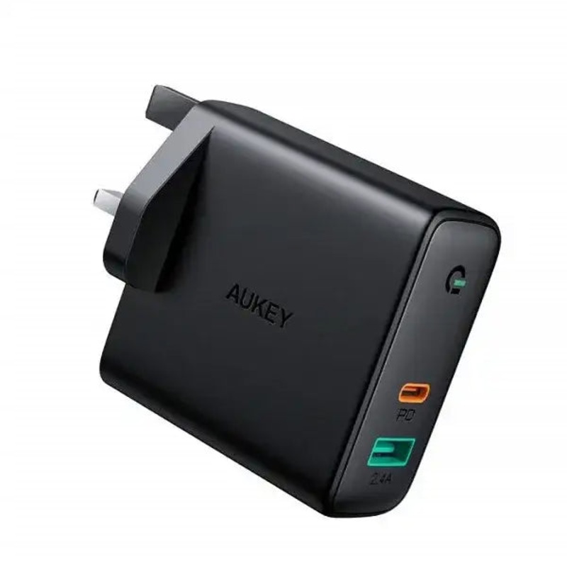 AUKEY PA-D3 Focus Mix 60W Dual-Port PD Charger with Dynamic Detect