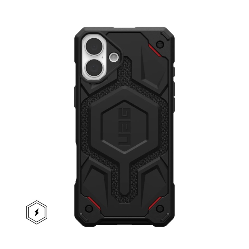 Urban Armor Gear (UAG) – Monarch Pro MagSafe Case for Apple iPhone 16 Plus – Kevlar Black