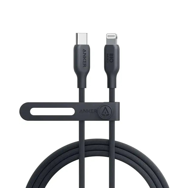 Anker 542 USB-C to Lightning Cable (Bio-Based) (1.8m/6ft) A80B2H11 – Black