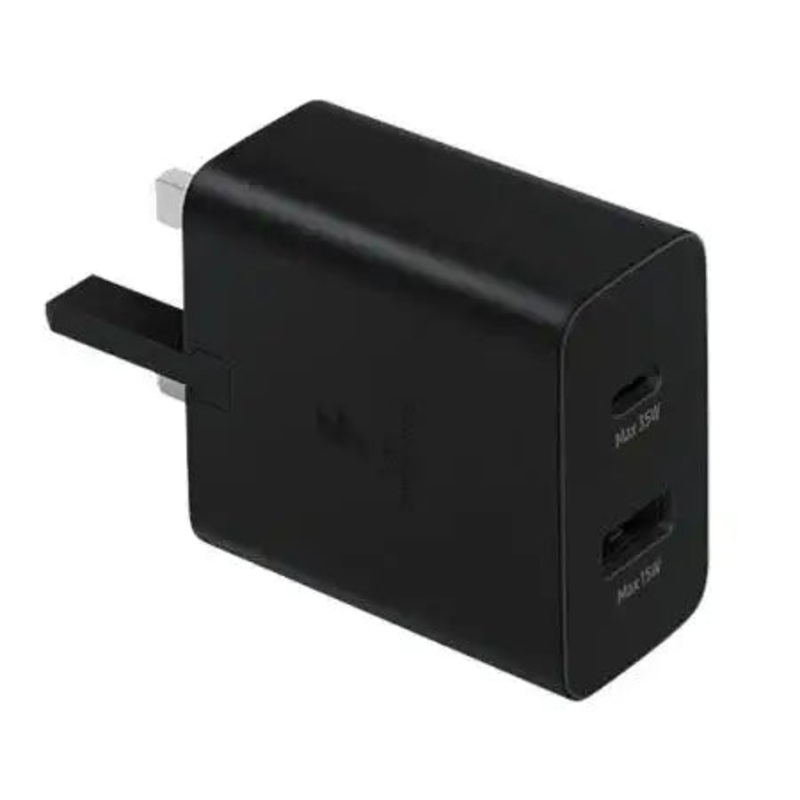 EP-TA220NBEGGB | SAMSUNG Power Adapter Duo 35W | USB-C Port | USB-A Port