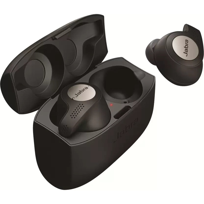 (Open Box) Jabra Elite Active 65t Bluetooth Headset, Titanium Black True Wireless