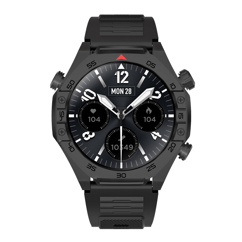 (Open Box) TIMEX Smart NexGen 1.43(3.6cm) AMOLED Display with Functional Crown and BT Calling Smartwatch for Unisex – TWTXW702T