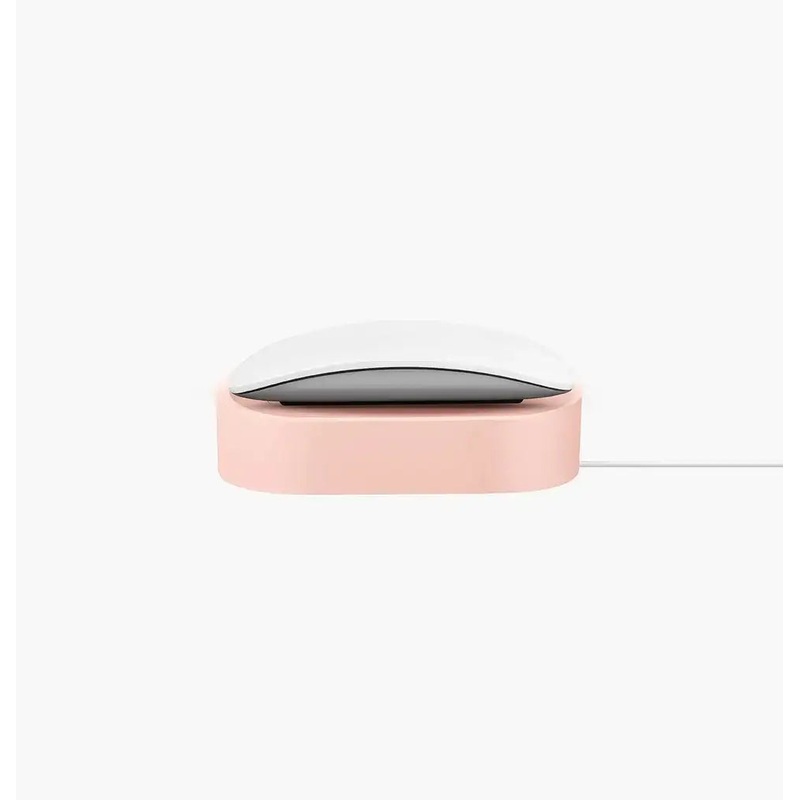 UNIQ Nova Compact Magic Mouse  Charging Dock with Cable Loop – Blush (Pink)