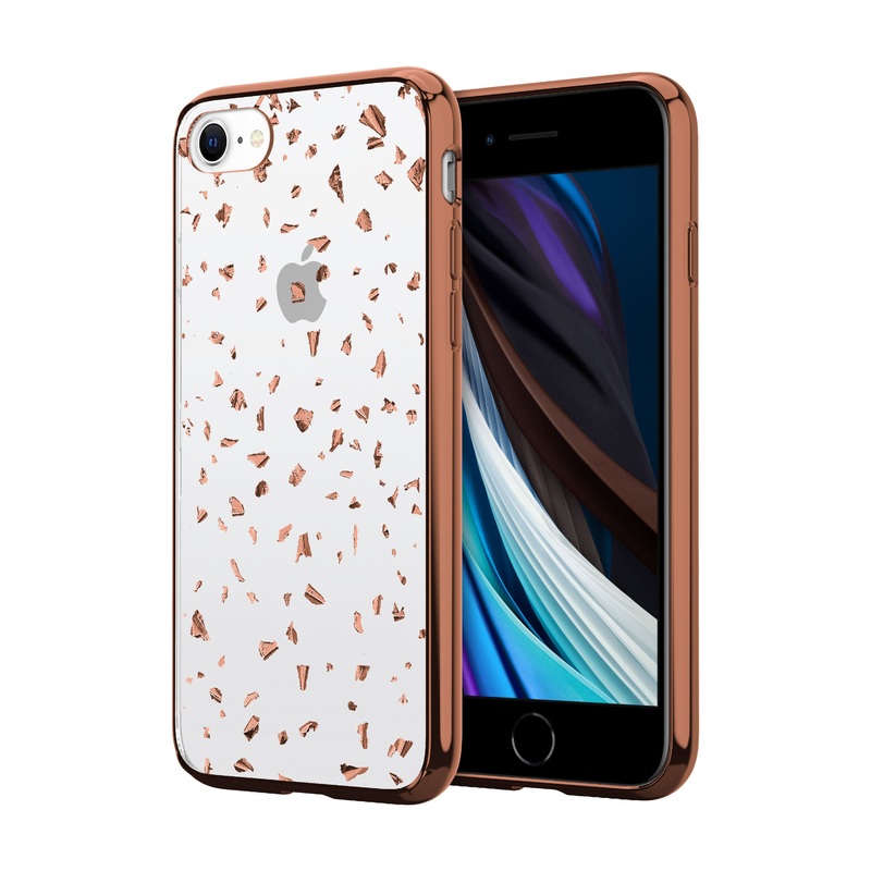 ZIZO REFINE Series Case for iPhone SE (3rd and 2nd gen)/8/7 – Rose Gold Exposure