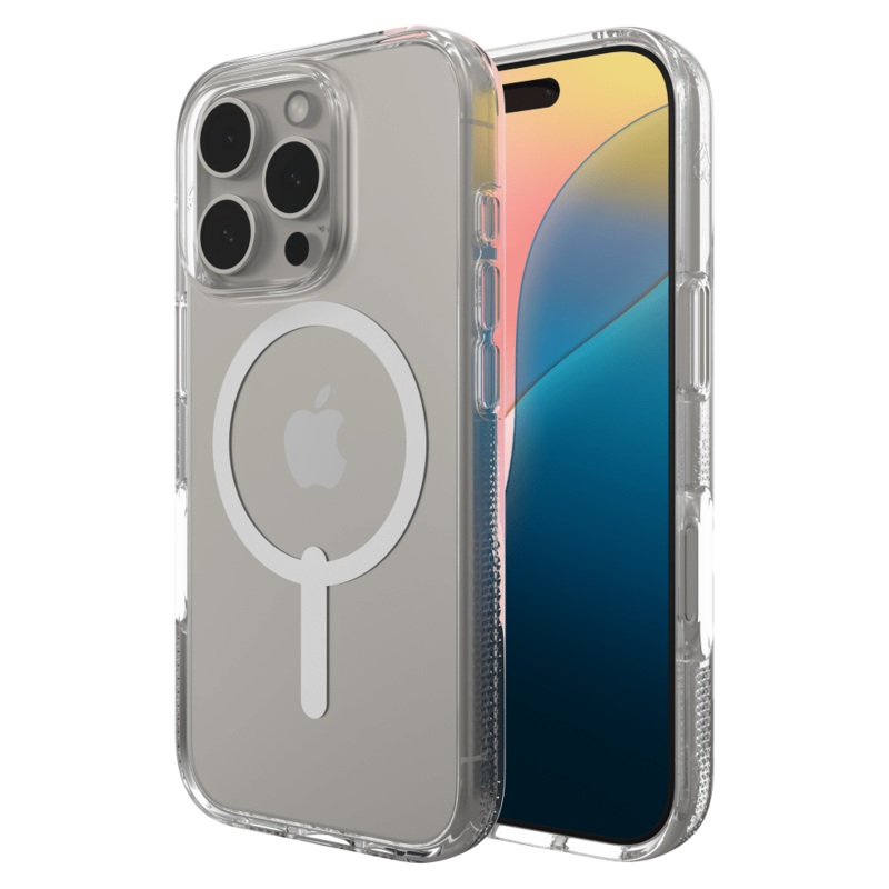 ZAGG Crystal Palace Snap MagSafe Case for Apple iPhone 16 Pro Clear