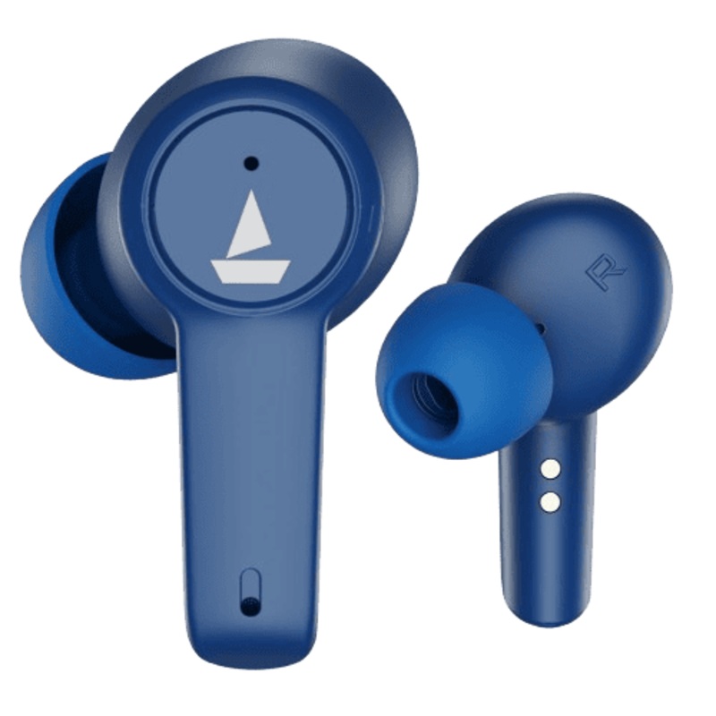 boAt Airdopes 411 ANC Bluetooth Headset | Blue Thunder