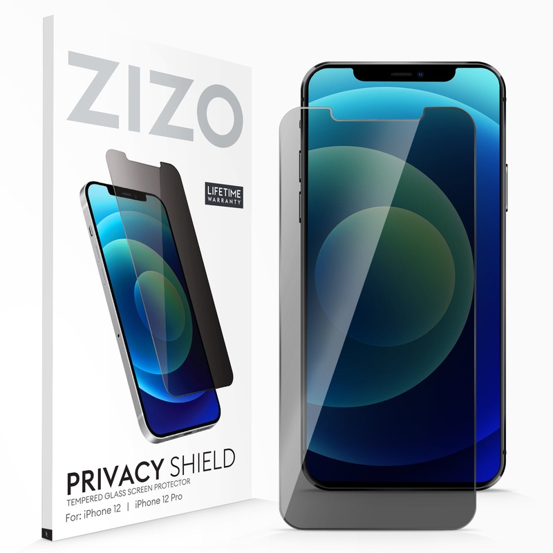 ZIZO PRIVACY TEMPERED GLASS Screen Protector for iPhone 12 / iPhone 12 Pro – Privacy