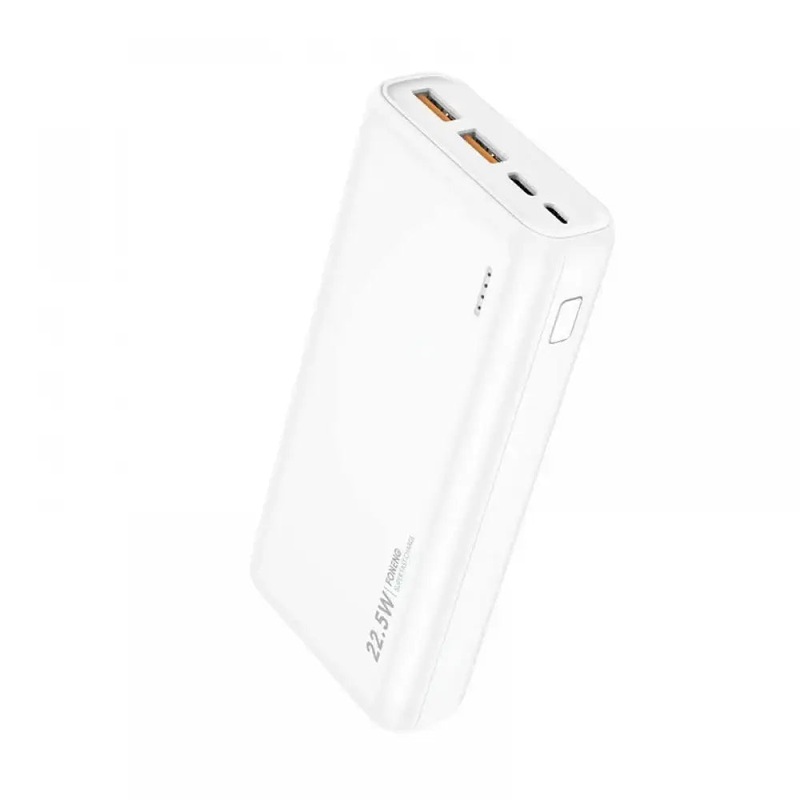 Foneng Power Bank all compatible QC (20000 mAh) 22.5W P52-WHTP52 – White