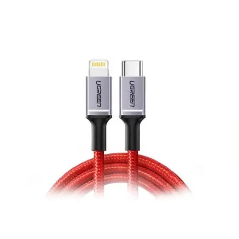 Ugreen USB-C To Lightning Cable 1m – Red
