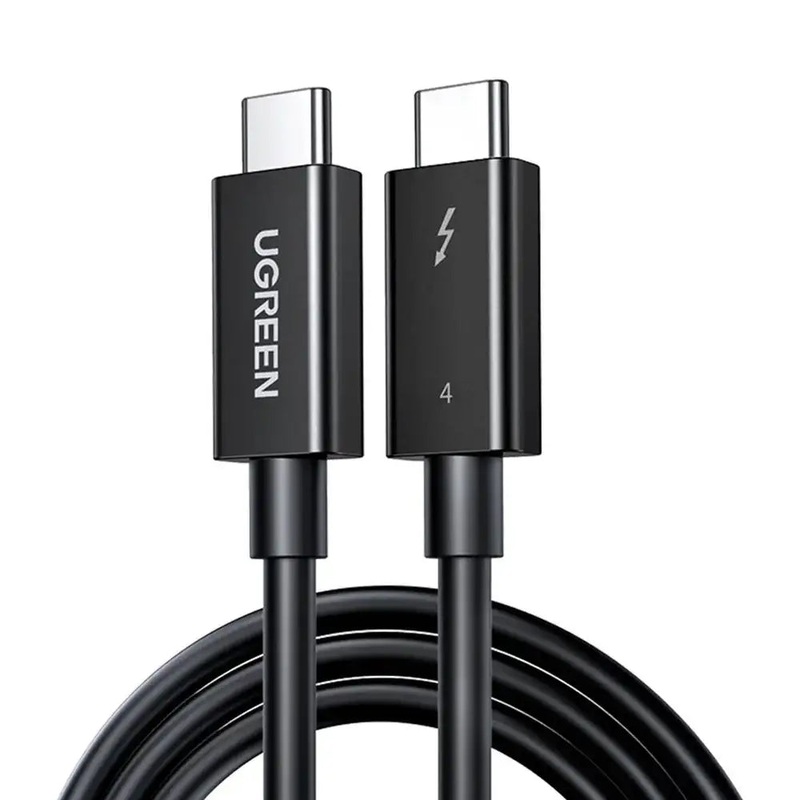 US501 | UGREEN | USB-C to USB-C Thunderbolt 4 Cable 0.8m (Black)US501 | 30389