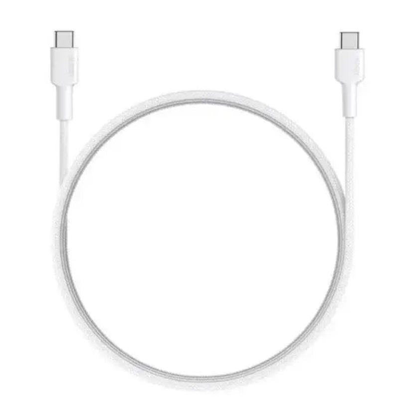 Aukey Impulse Braided CC USB-C to C Cable 0.9 m White