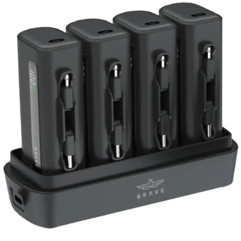 BP-23P , Brave , 4 in 1 Power Station Black