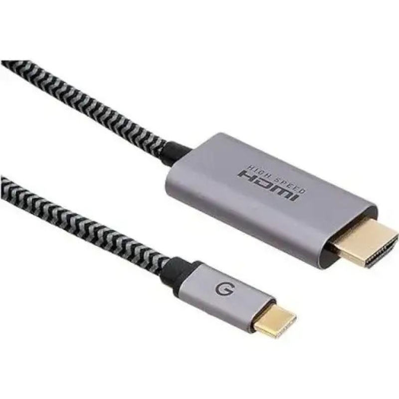 ENERGEA FIBRATOUGH USB-C TO HDMI CABLE 2M – BLACK