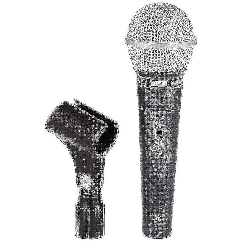 (Open Box) Ahuja AUD-98XLR Unidirectional Dynamic Microphone -Corded Mic
