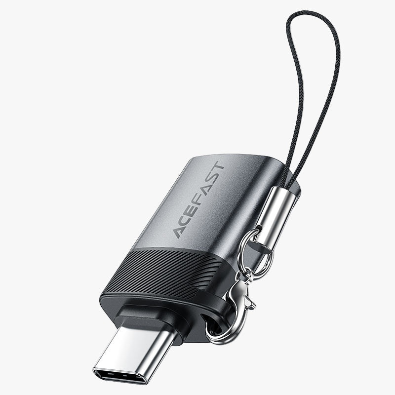 J7 USB-A to USB-C Adapter|Metal Gray