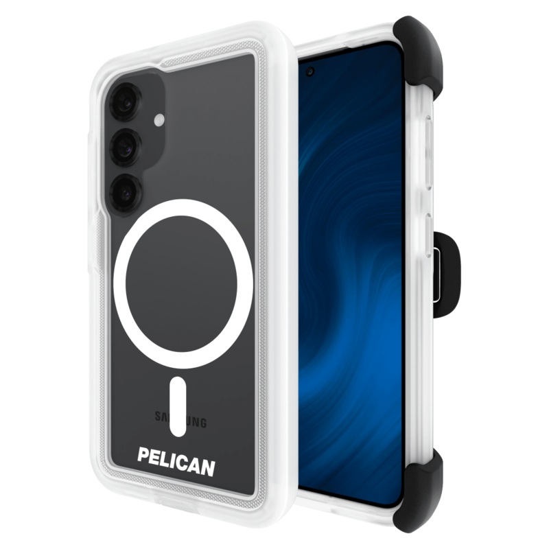 Pelican Voyager Case with Magnet and Holster for Samsung Galaxy S 2025 Small
