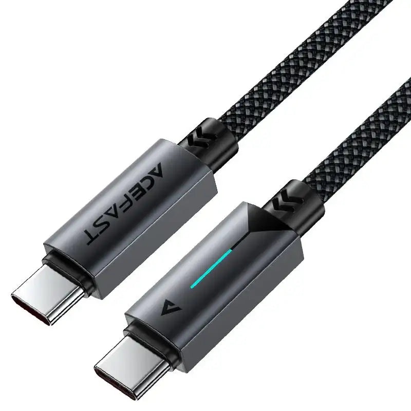 AceFast | 18476 | C19-03 | Usb C To Usb C 60W Fast Charging Data Cable | Black