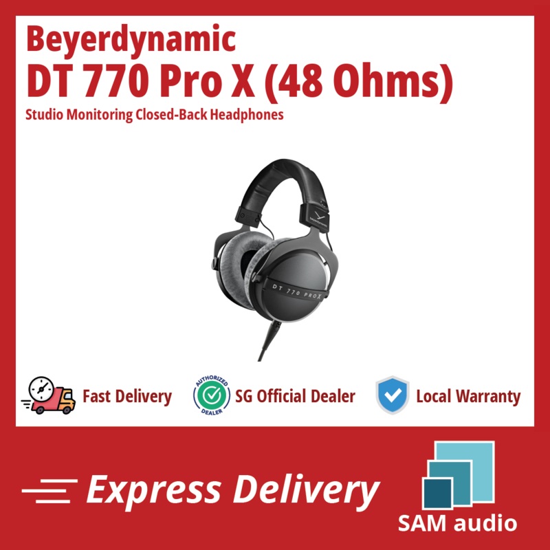 [SG] BEYERDYNAMIC DT 770 PRO X (48 Ohms) – Studio Monitoring Closed-Back Headphones