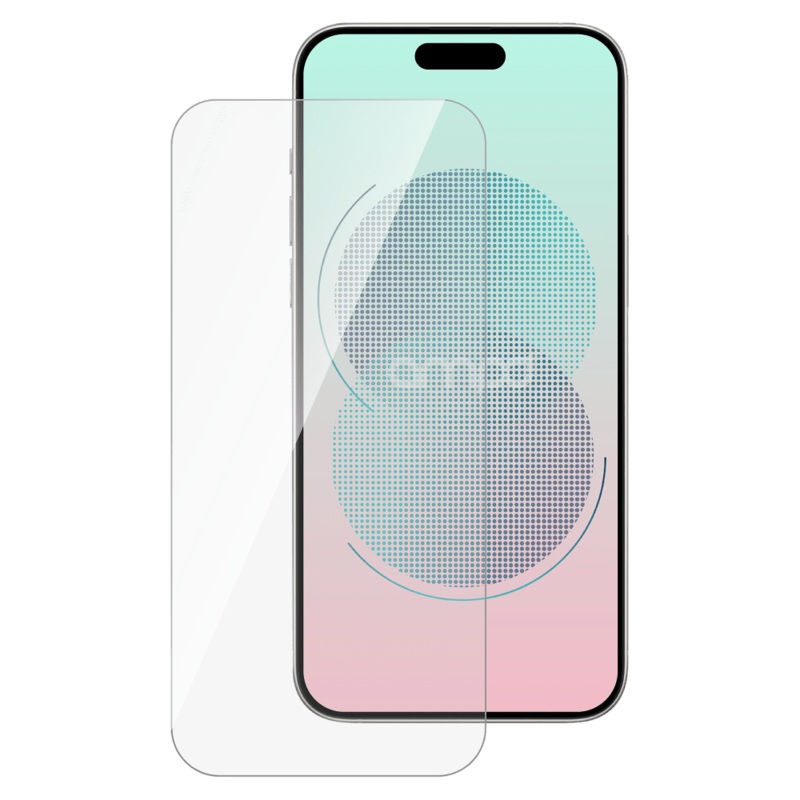 AMPD 0.33 Impact Flex Clear Tempered Glass Screen Protector for Apple iPhone 16 Pro Max Clear