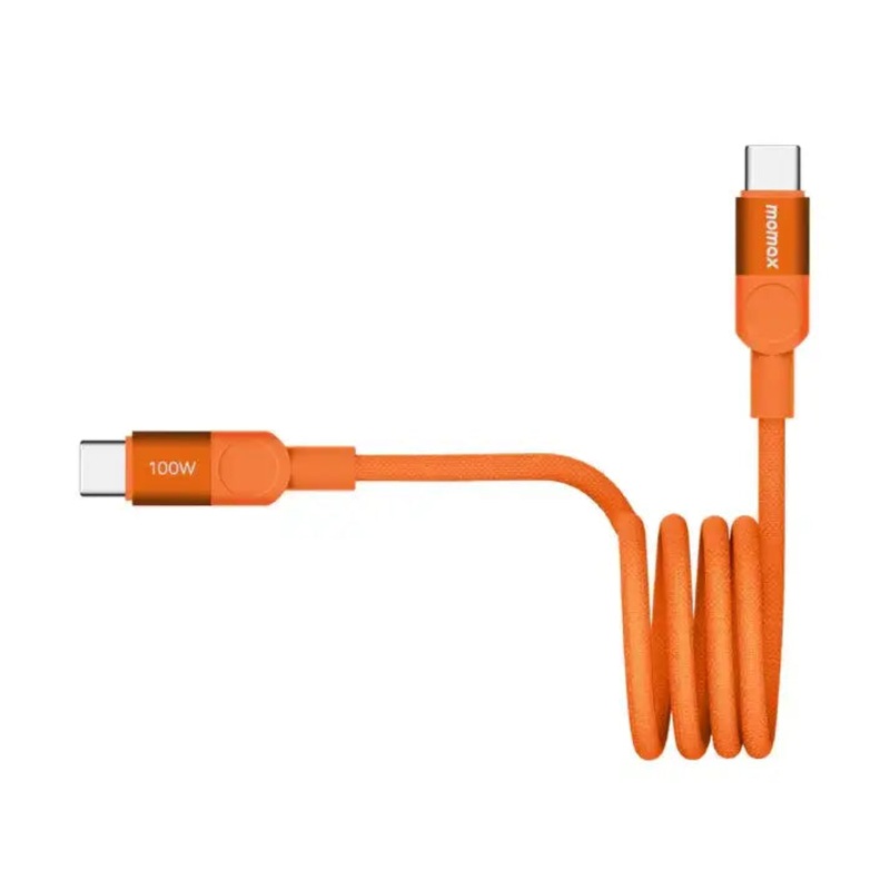 DC52M | Momax Mag.Link100WUSB-CtoUSB-CMagneticCable1m| Orange