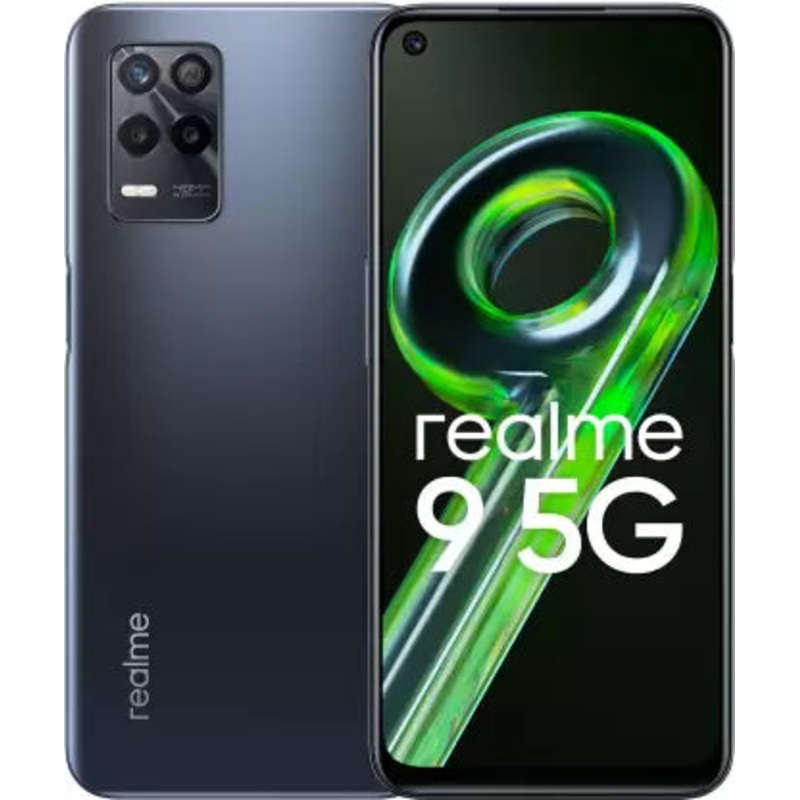 (open box) realme 9 5G RMX3388 IN Supersonic Black (128GB 6GB) India