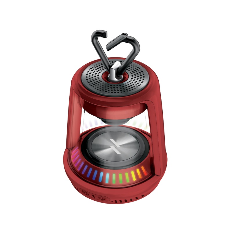 ZIZO Thunder Clip Portable Wireless Speaker – Red